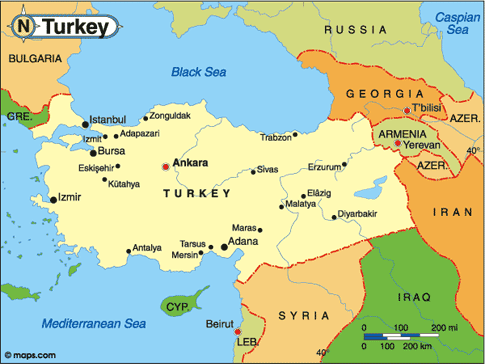 Turkey Map