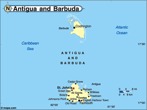 Antigua Map